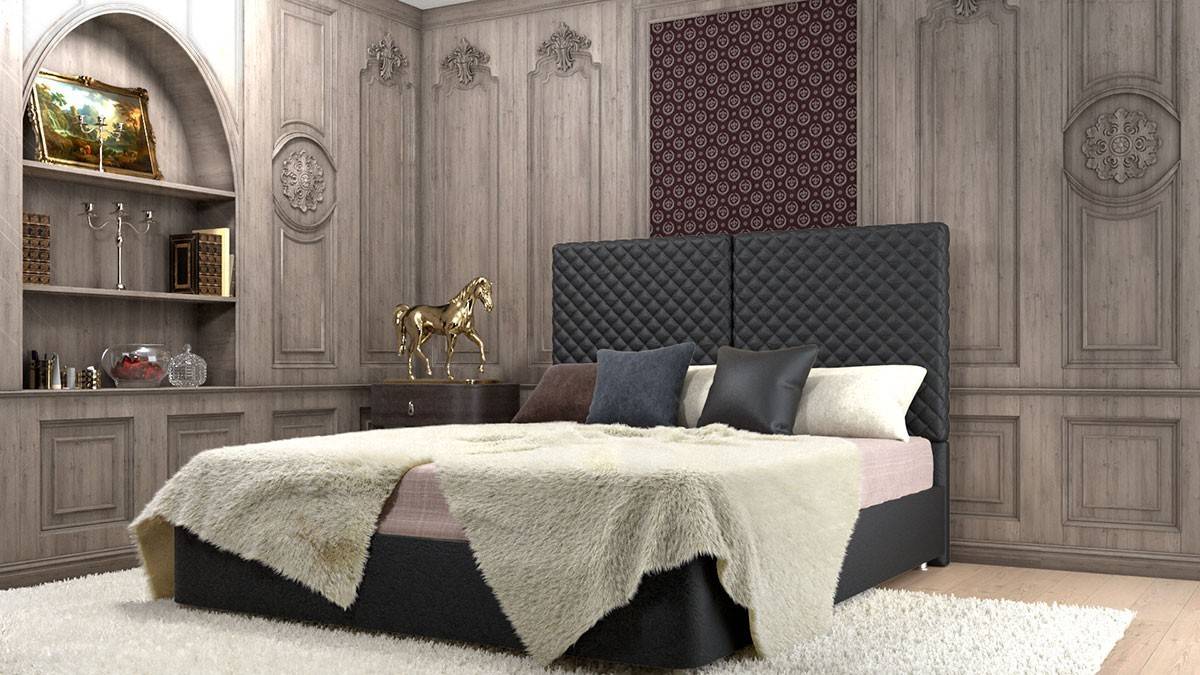 Кроватное изголовье Infinity S – Black