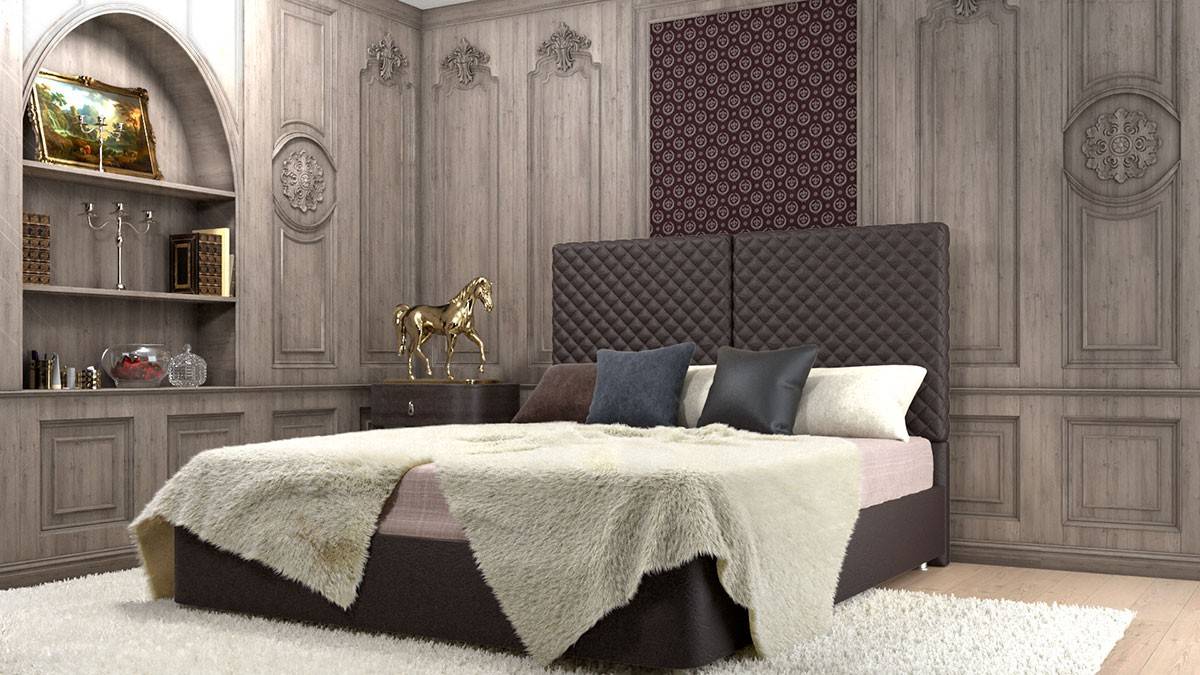 Кроватное изголовье Infinity S – Brown