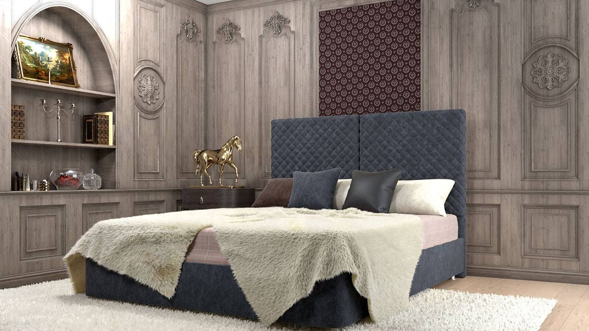 Кроватное изголовье Infinity S – Grey