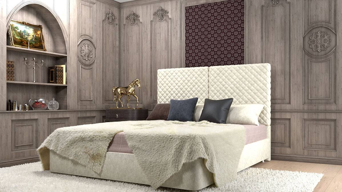 Кроватное изголовье Infinity S – Milk