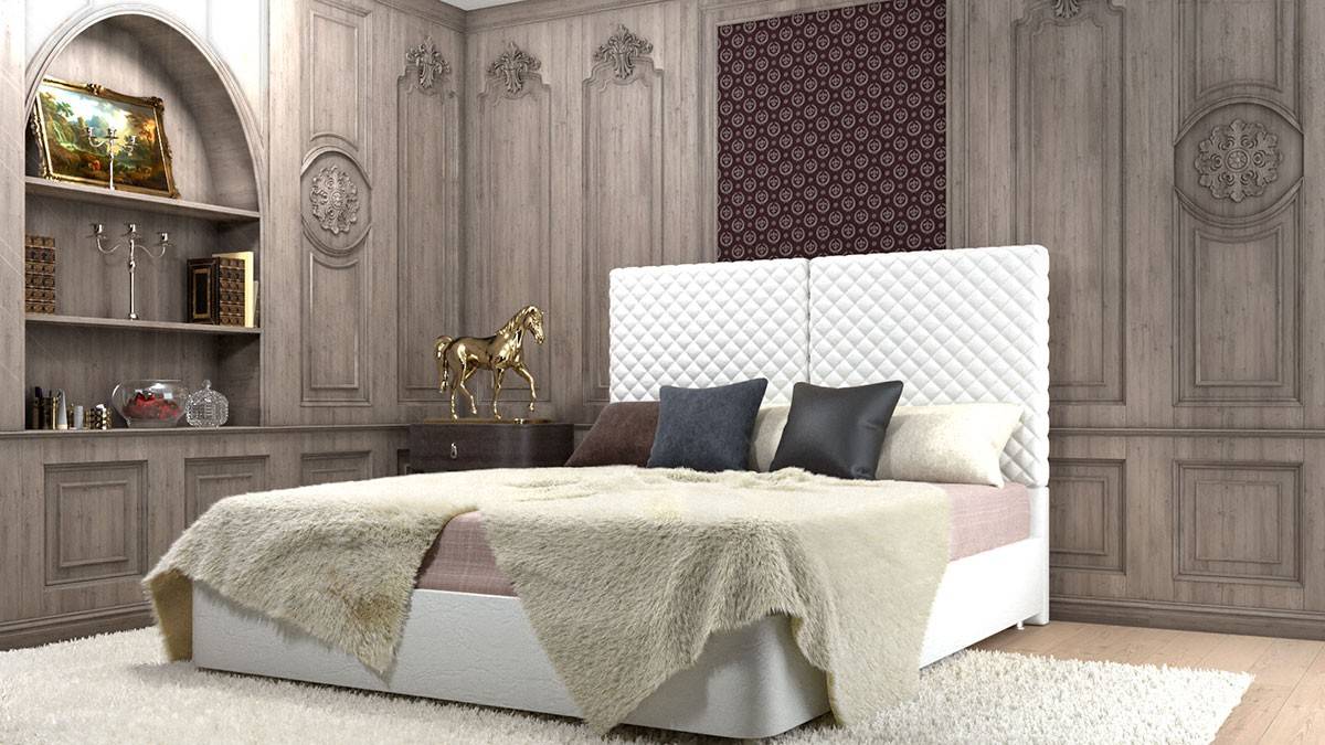Кроватное изголовье Infinity S – White